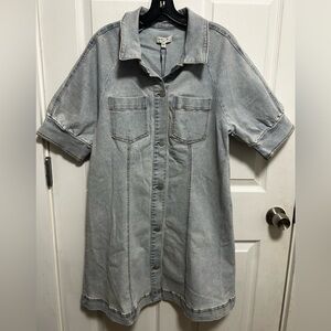 Habitual Light Blue Denim Dress